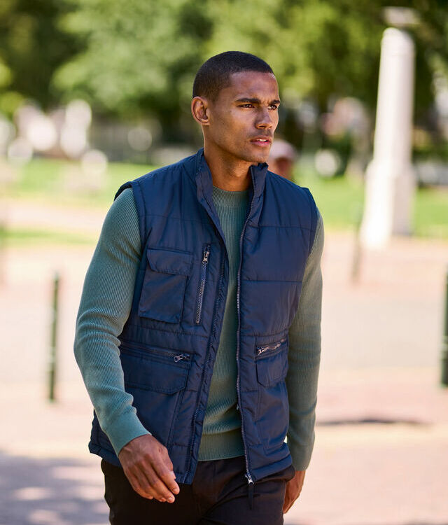 Steller multi-zip bodywarmer