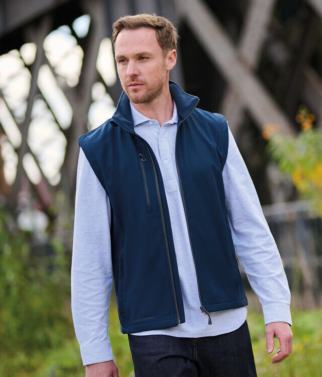 Honestly Made recycled softshell bodywarmer