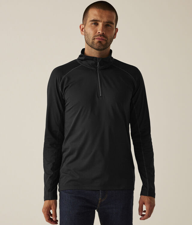 Core stretch half-zip mid-layer