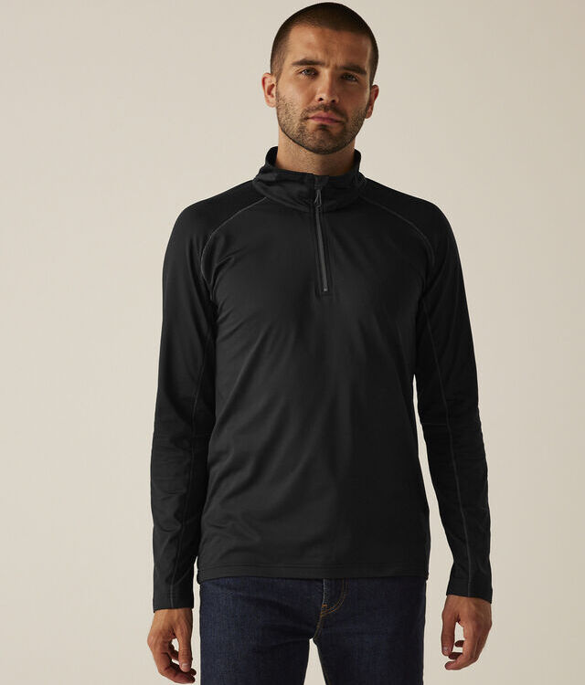 Core stretch half-zip mid-layer