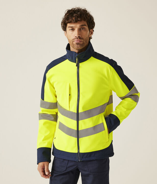 High-vis pro softshell