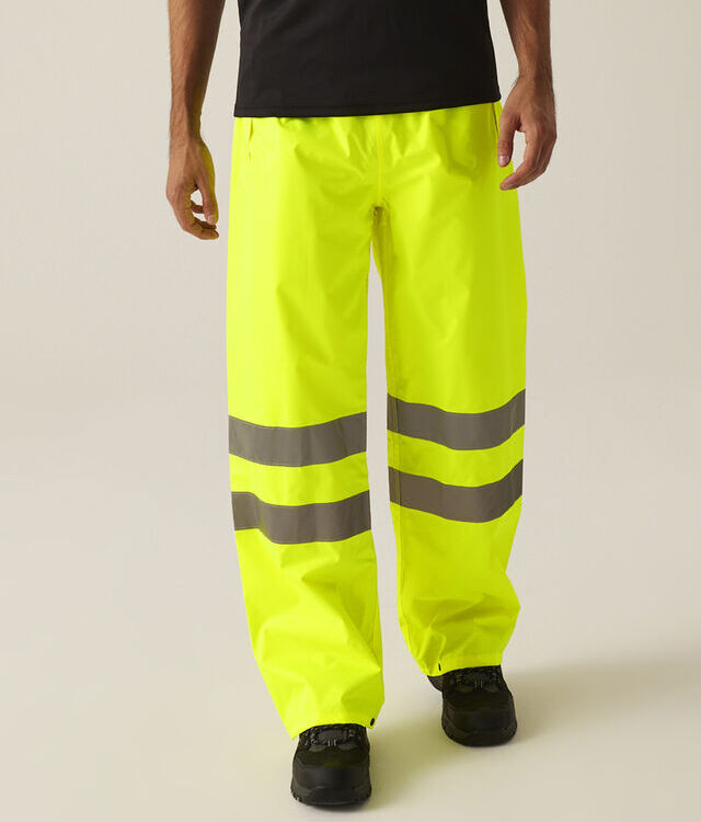 Hi-vis pro pack-away trousers