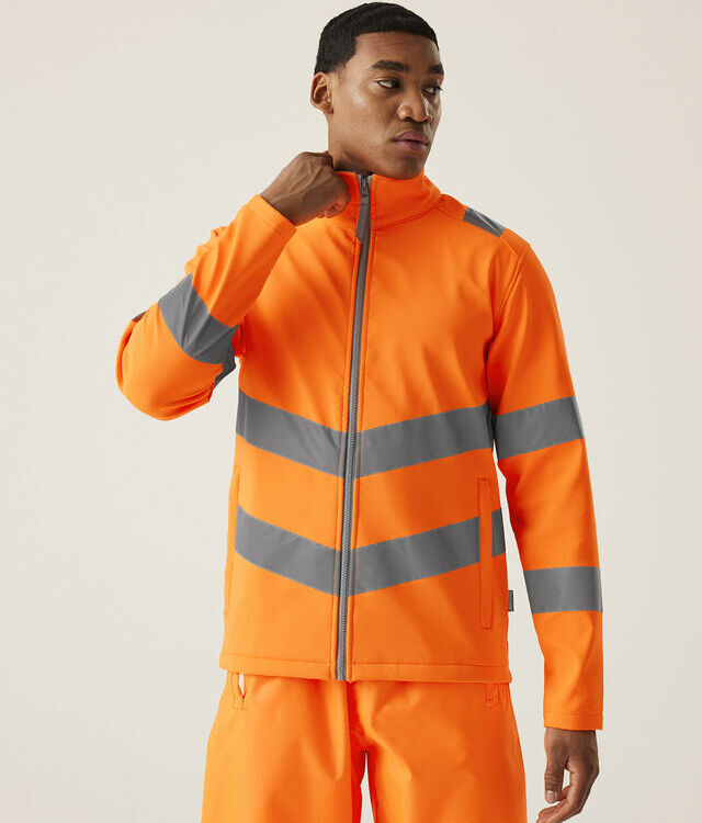 Hi-vis Pro contract Ablaze 2-layer softshell