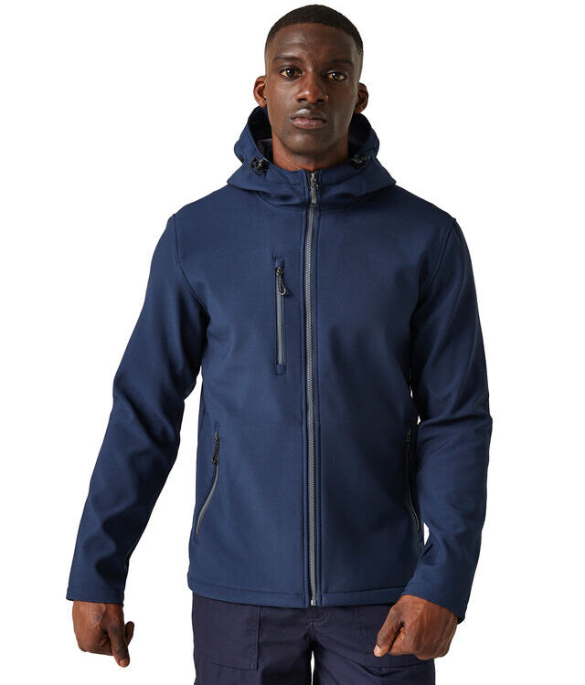 Navigate 2-layer hooded softshell jacket