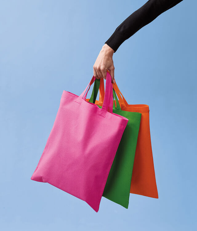 Cotton shopper short handle