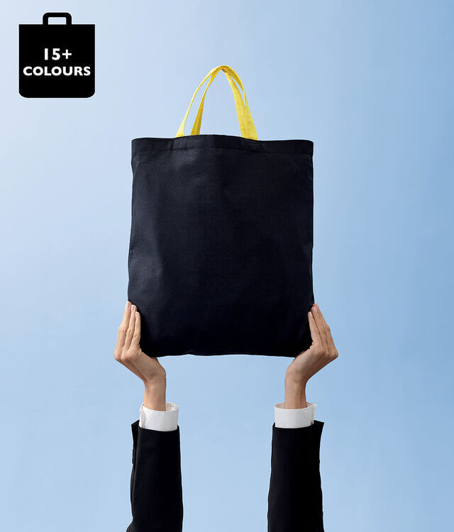 Varsity cotton shopper short handle