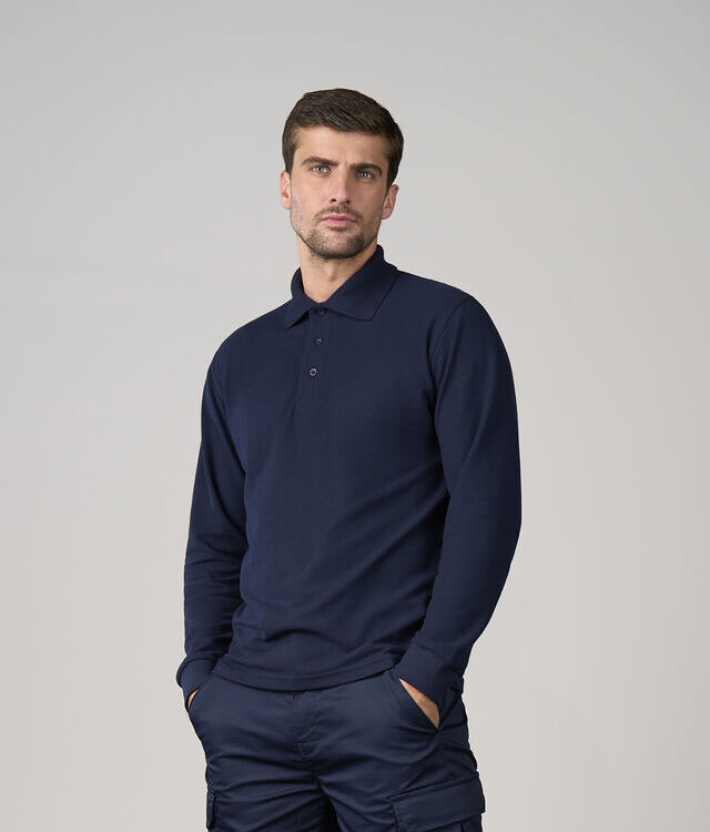 Pro long sleeve polo