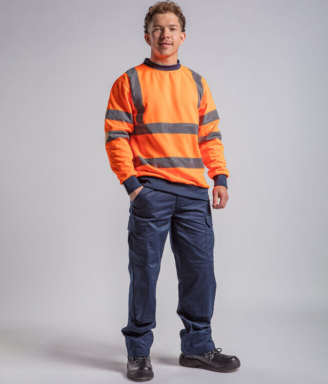 High visibility sweatshirt