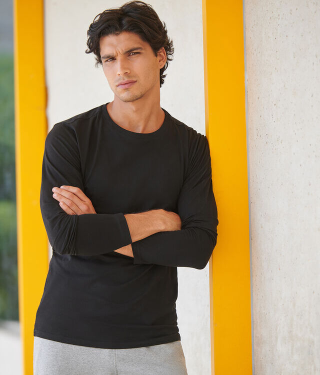 Feel good long sleeved stretch t-shirt