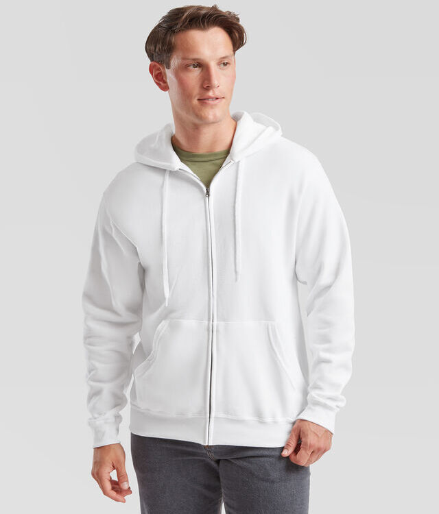 Classic 80/20 hooded sweatshirt jacket