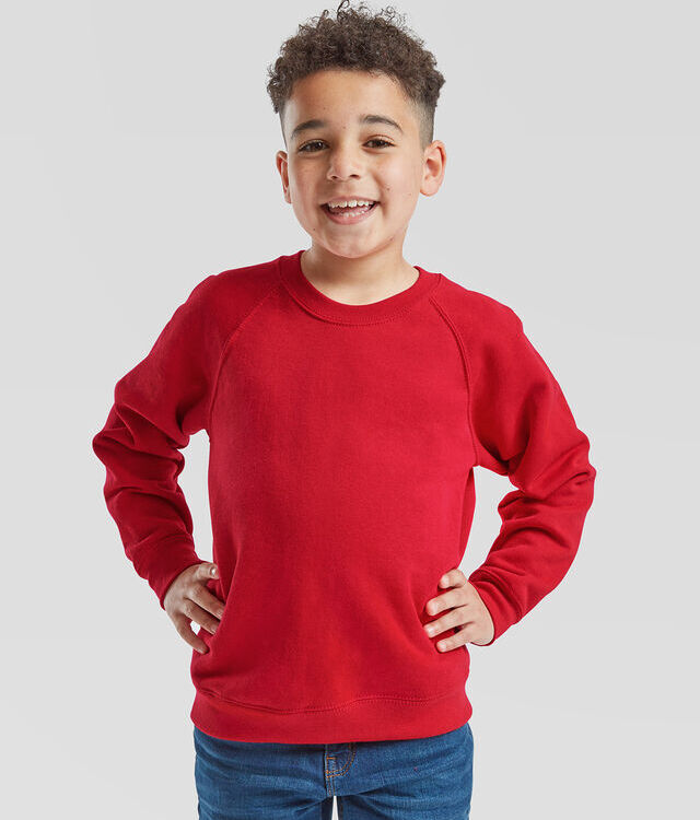 Kids classic raglan sweatshirt
