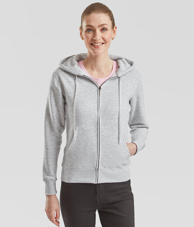 Women's premium 70/30 hooded sweatshirt jacket