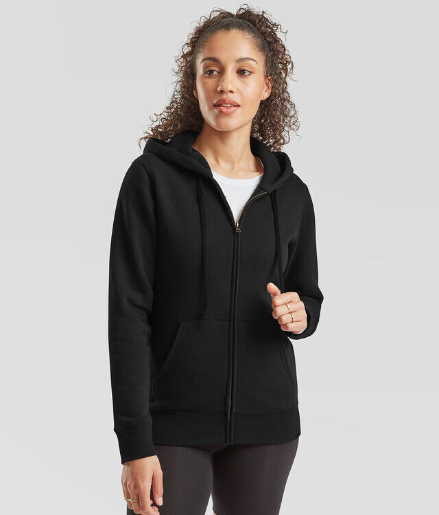 Women's premium 70/30 hooded sweatshirt jacket
