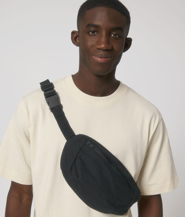 Hip bag with canvas fabric (STAU891)