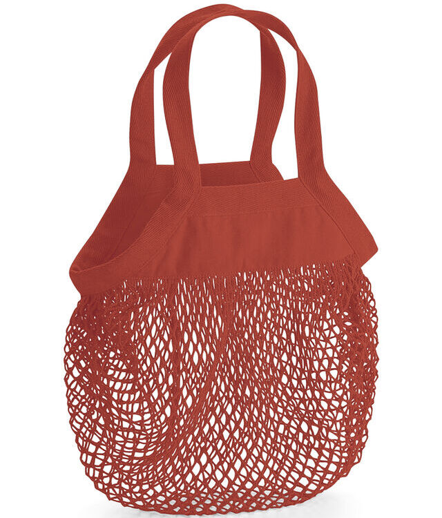 Organic cotton mini mesh grocery bag
