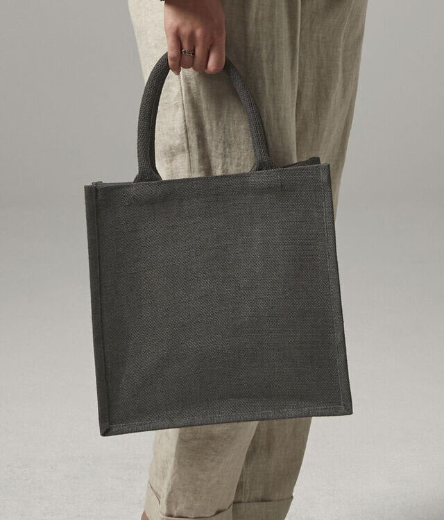 Jute midi tote