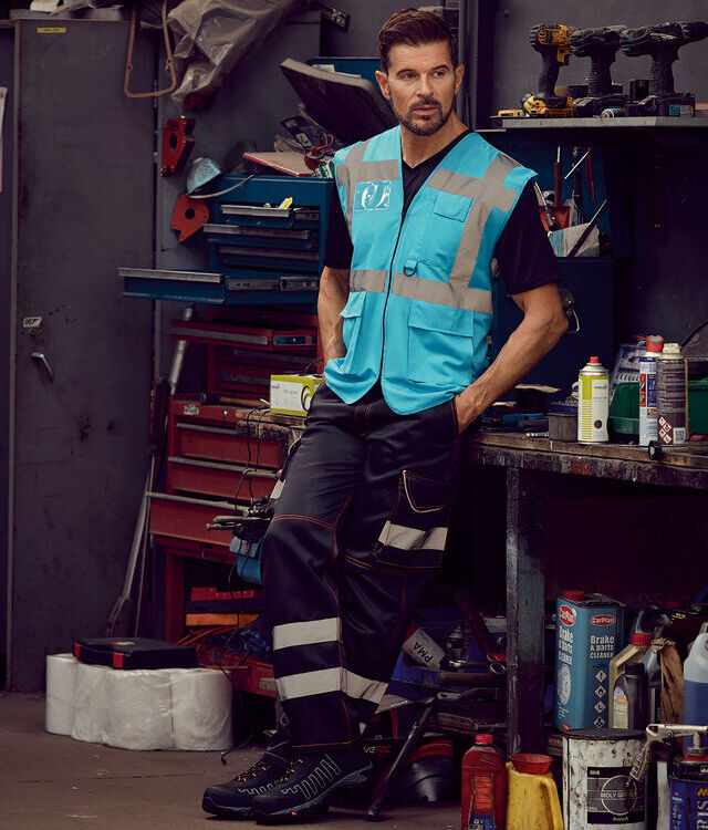 Multifunctional executive hi-vis waistcoat (HVW801)