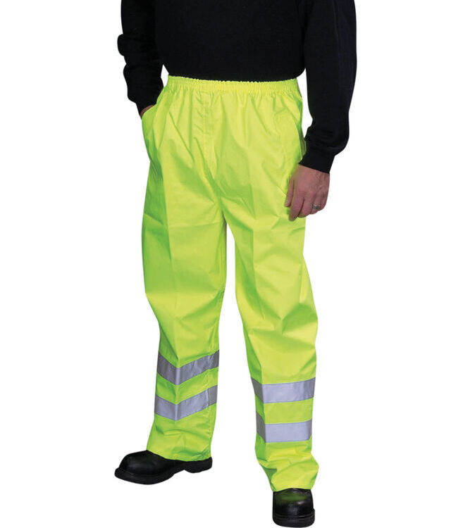Hi-vis waterproof overtrousers (HVS461)