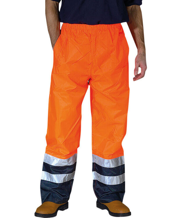 Hi-vis waterproof overtrousers (HVS463)