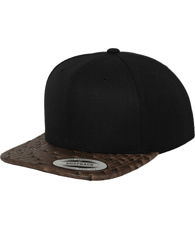 Leather snapback (6089LH)