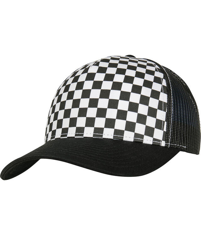 Checkerboard retro trucker (6506CB)