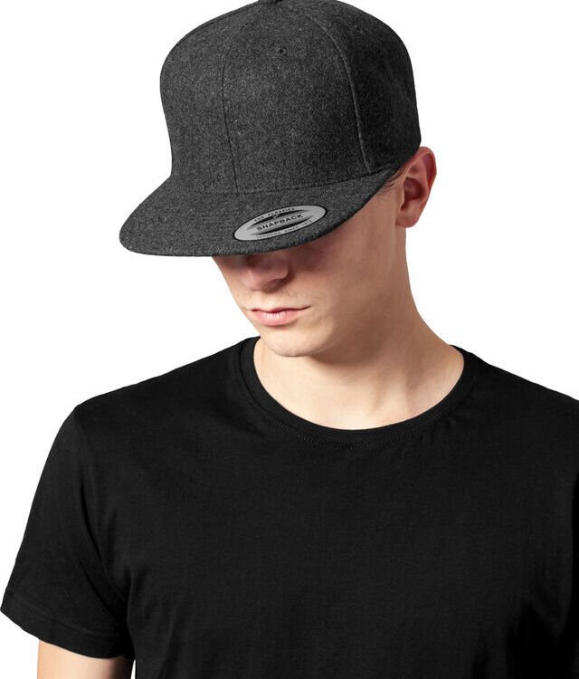 Melton wool snapback (6689M)