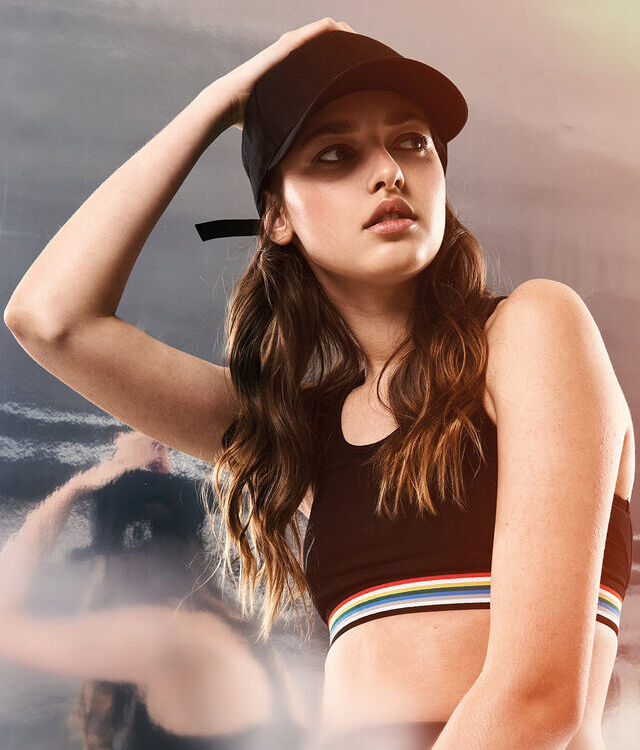 6-panel curved metal snap (7708MS)