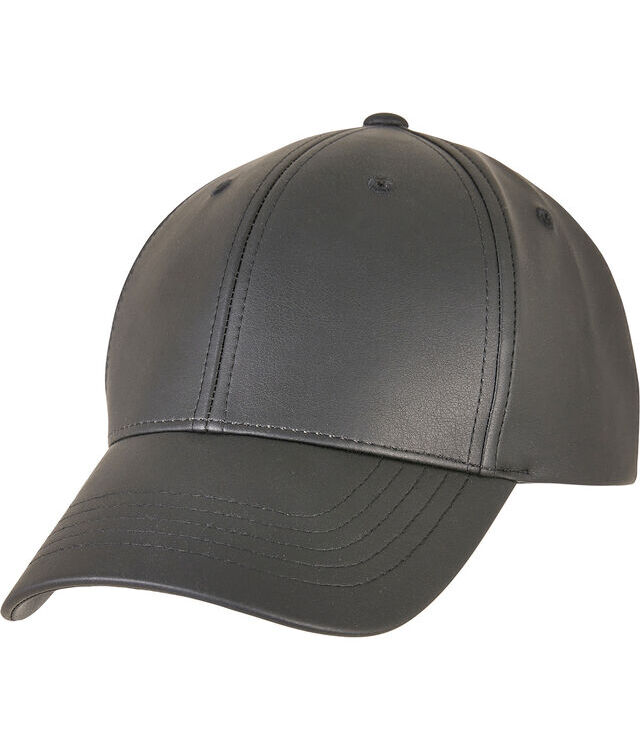 Synthetic leather alpha shape dad cap (6245AL)